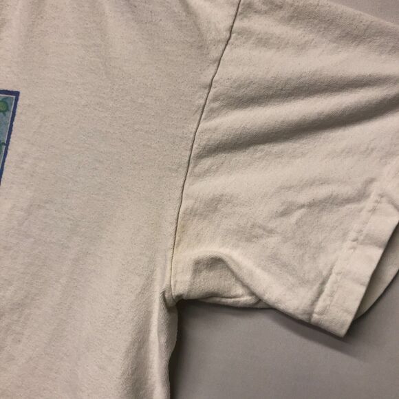 Vintage Soft as a Grape 1997 Cotton T-Shirt Tee Size Large Cape May White B256 5 - Picture 4 of 16